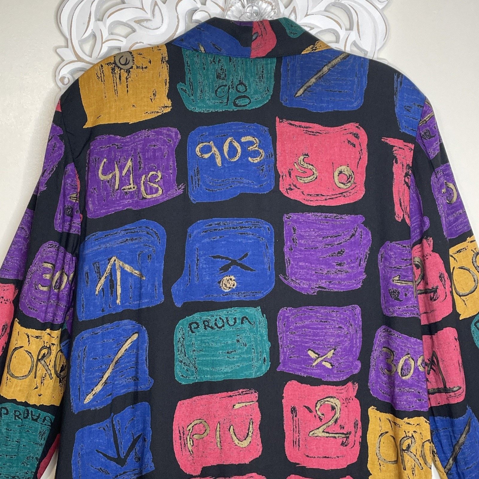 Other VTG KENSINGTON SQUARE size PM Blazer Eclectic Artsy Made USA Size M / US 6-8 / IT 42-44 - 14 Thumbnail