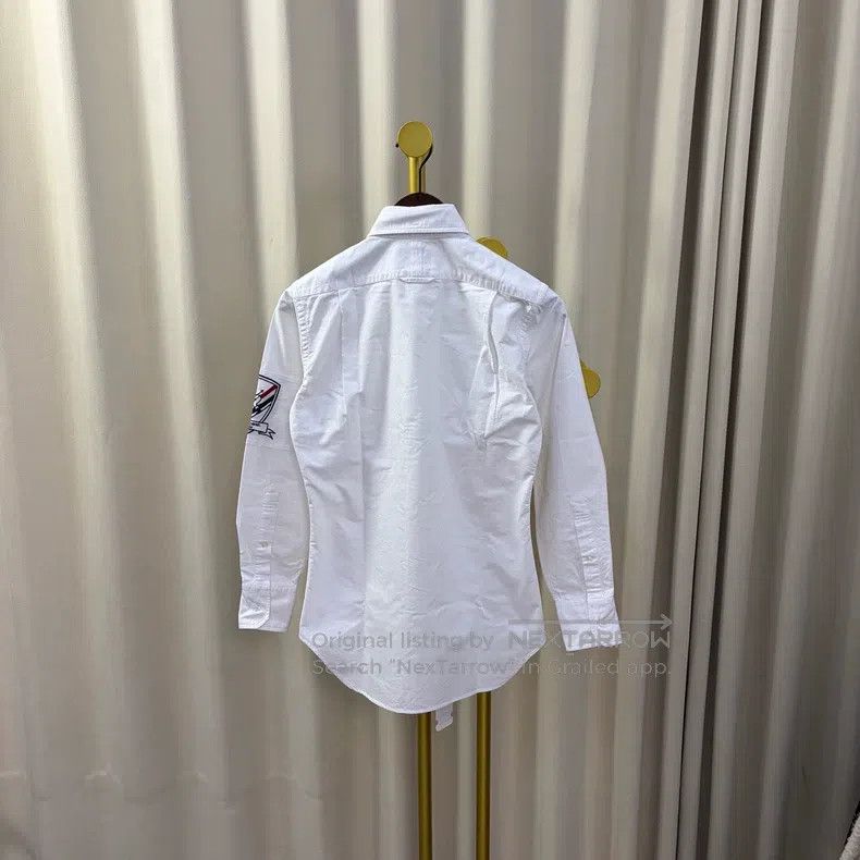 Thom Browne Thom Browne White Color Block Shirt Size US XS / EU 42 / 0 - 2 Thumbnail