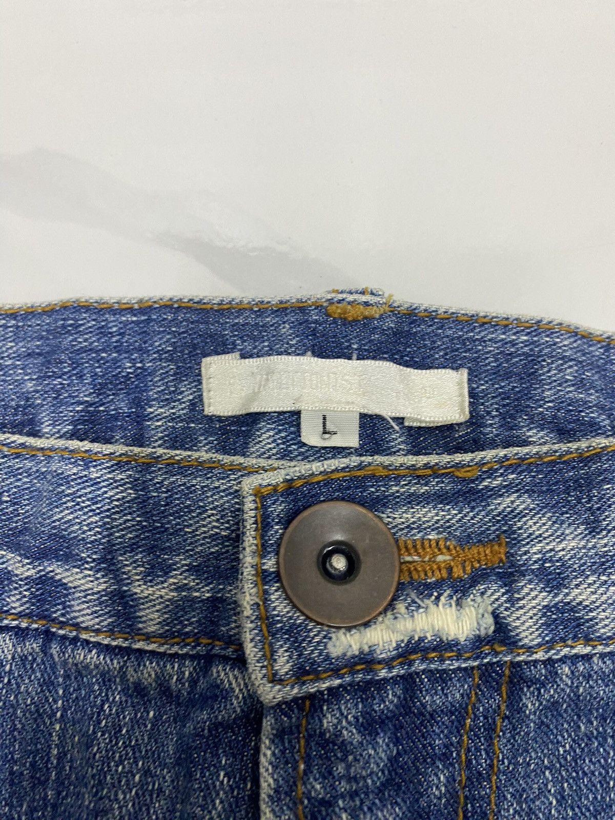 Hysteric Glamour EXHIBITIONIST JAPAN PUNK DISTRESSED DENIM PANTS Size US 32 / EU 48 - 8 Thumbnail
