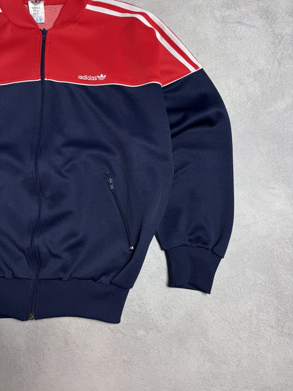 Adidas 1990s Adidas Vintage Template Football Soccer Track Jacket Size US M / EU 48-50 / 2 - 6 Thumbnail