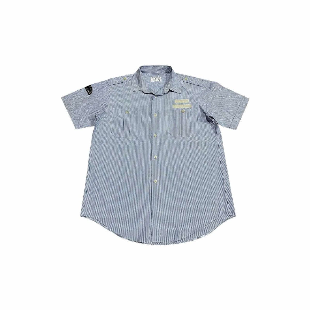 🔥Rare Vintage Japan Railway By Yohji Yamamoto Shirt Striped