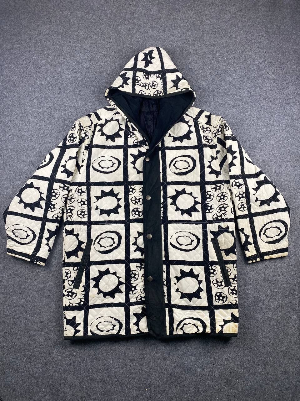 Japanese Brand superior japanese brand all over print quilted jacket Size US L / EU 52-54 / 3 - 1 Thumbnail