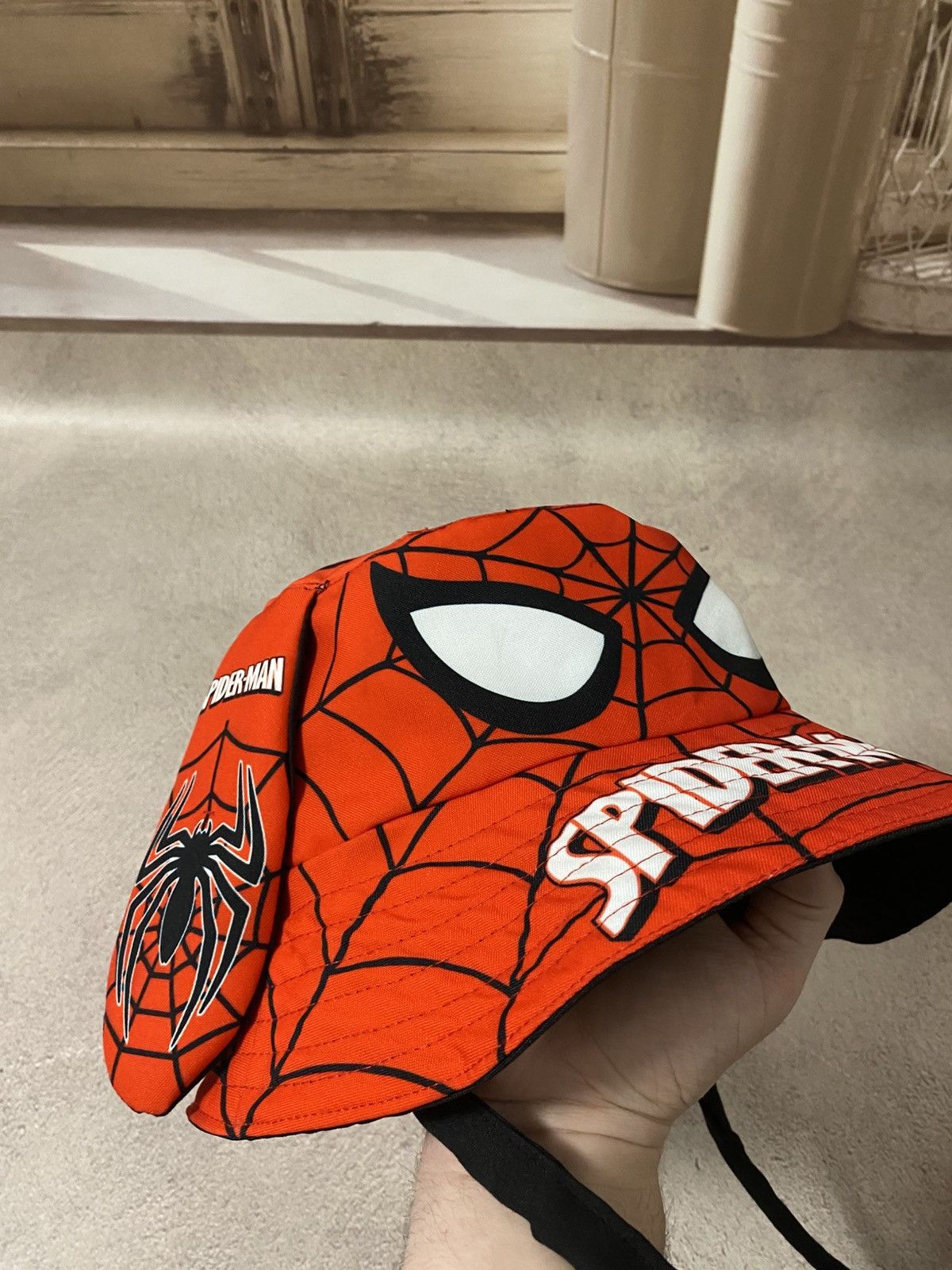 Japanese Brand × Vintage Spider Man Futuristic y2k Panama Hat Size ONE SIZE - 9 Thumbnail