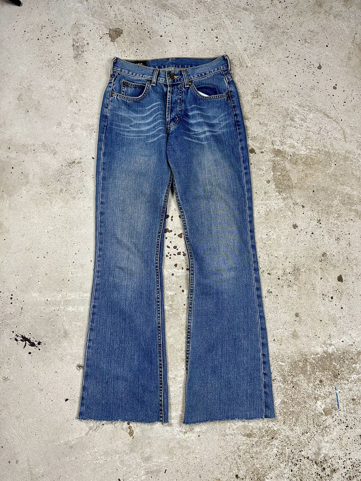 Lee × Vintage Vintage Y2K Lee Flared Bootcut Denim Pants Jeans Size US 28 / EU 44 - 2 Thumbnail