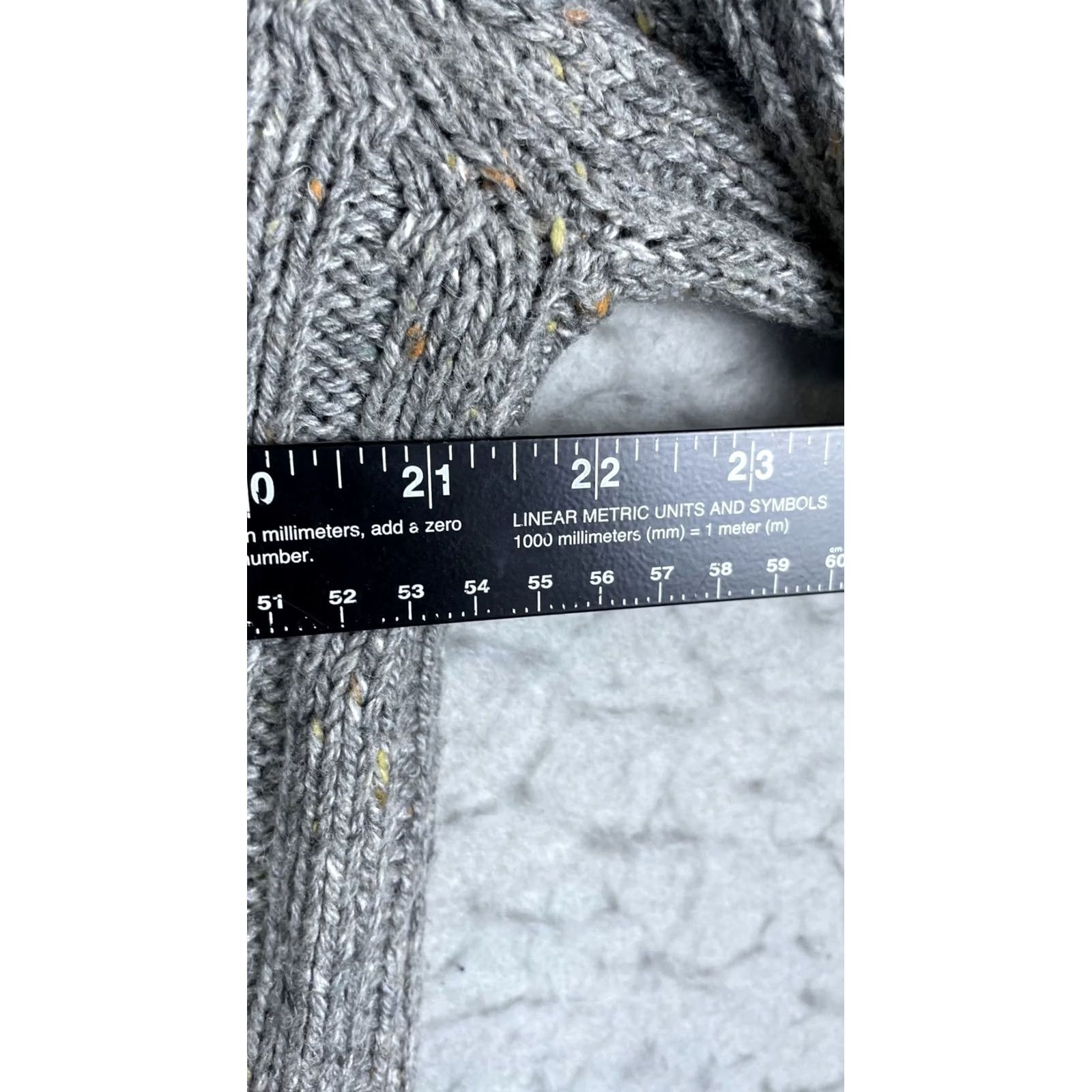 Marcs VINTAGE Marc Anthony Sweater Mens Large Gray Shawl Collar Button Cardigan Knit Casual Size US L / EU 52-54 / 3 - 3 Thumbnail