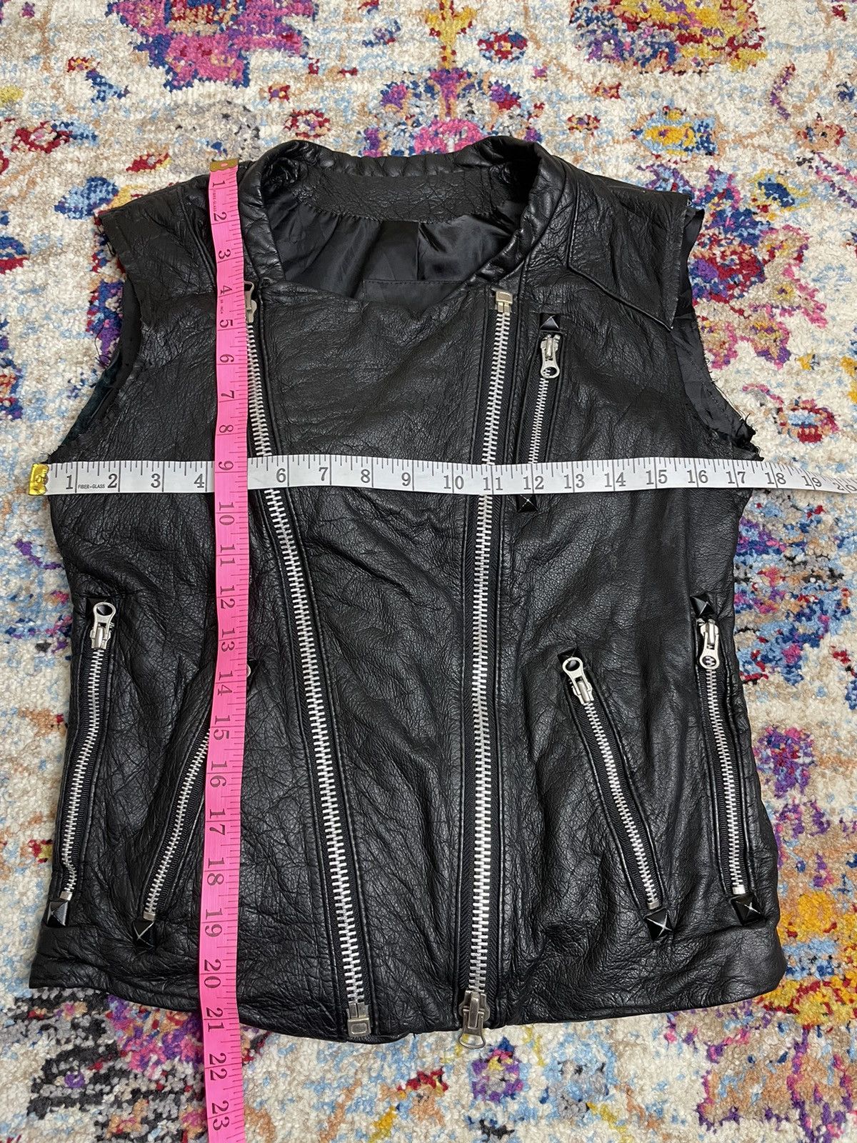 Japanese Brand × Vintage Drawing Just Leather Japanese Brand Leather Jackets Size M / US 6-8 / IT 42-44 - 10 Thumbnail