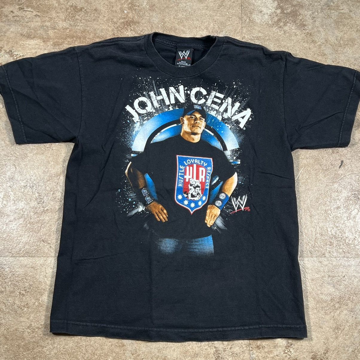 Vintage × WWE VTG John Cena 2009 Black T-Shirt WWE Wrestling Youth Size XL Size US XS / EU 42 / 0 - 1 Thumbnail