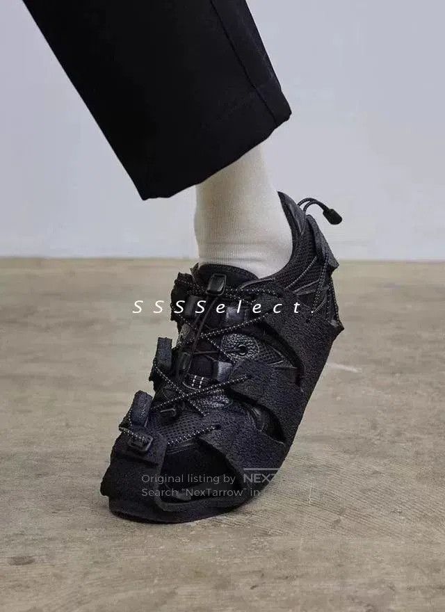 Hender Scheme Hender Scheme Moor Black Sneakers with Removable Design. Size US 10.5 / EU 43-44 - 1 Thumbnail