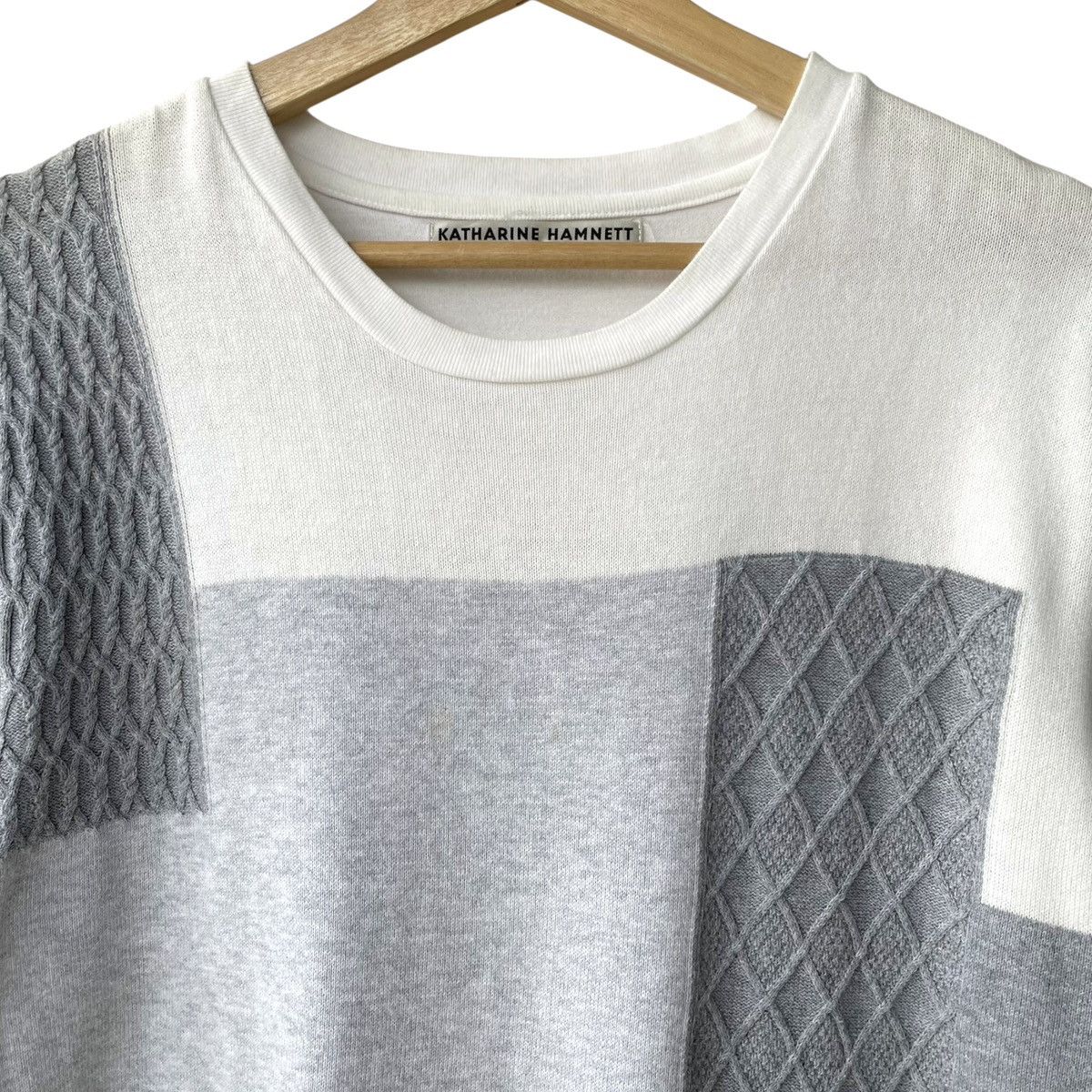 Katharine Hamnett London Katharine Hamnett London Cut & Sew Patterned Tee Size US M / EU 48-50 / 2 - 3 Thumbnail