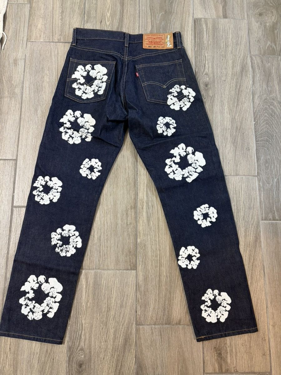 Denim Tears Cotton Wreath Raw Denim