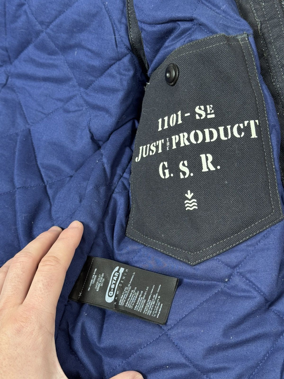 G-Star G-Star Raw Denim Davin Gilet / Vest / M Size US M / EU 48-50 / 2 - 8 Thumbnail