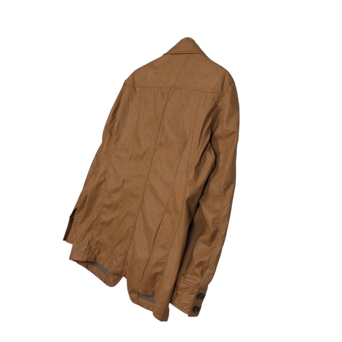 Alexander Julian × Japanese Brand 📌Vintage Biker Leather Jacket Alexander Julian Blanket Size US L / EU 52-54 / 3 - 11 Thumbnail