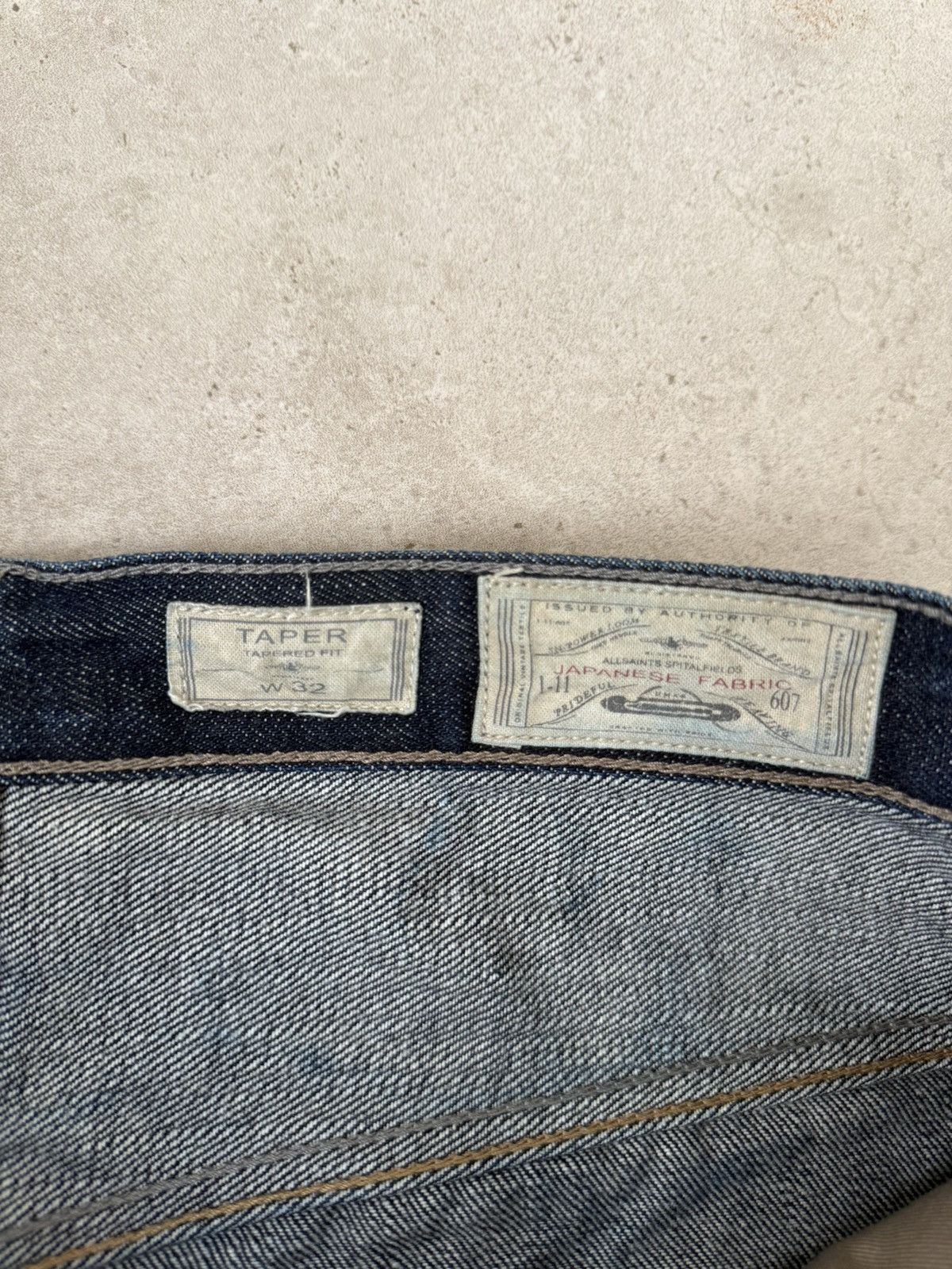 Allsaints AllSaints Okayama Japanese Selvedge Denim Jeans Size US 32 / EU 48 - 5 Thumbnail