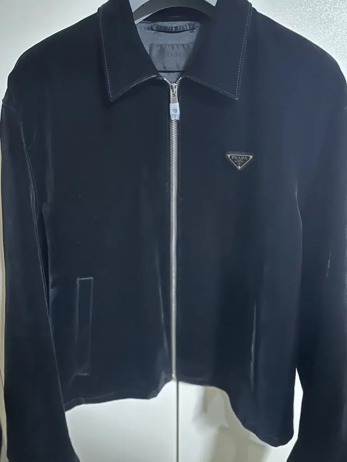 Prada Prada Velvet jacket Size US XL / EU 56 / 4 - 2 Thumbnail