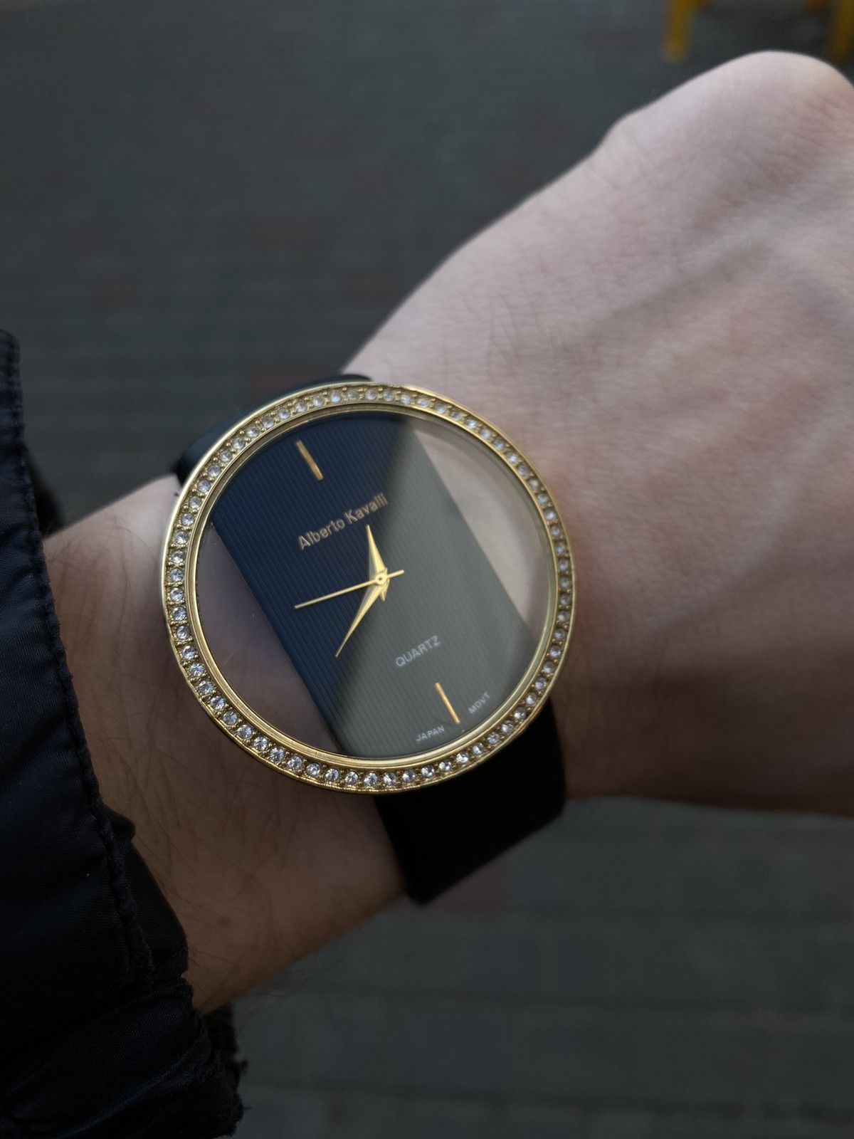 Japanese Brand × Vintage Alberto Kavalli Gold Watch | Japanese Quartz Size ONE SIZE - 3 Thumbnail