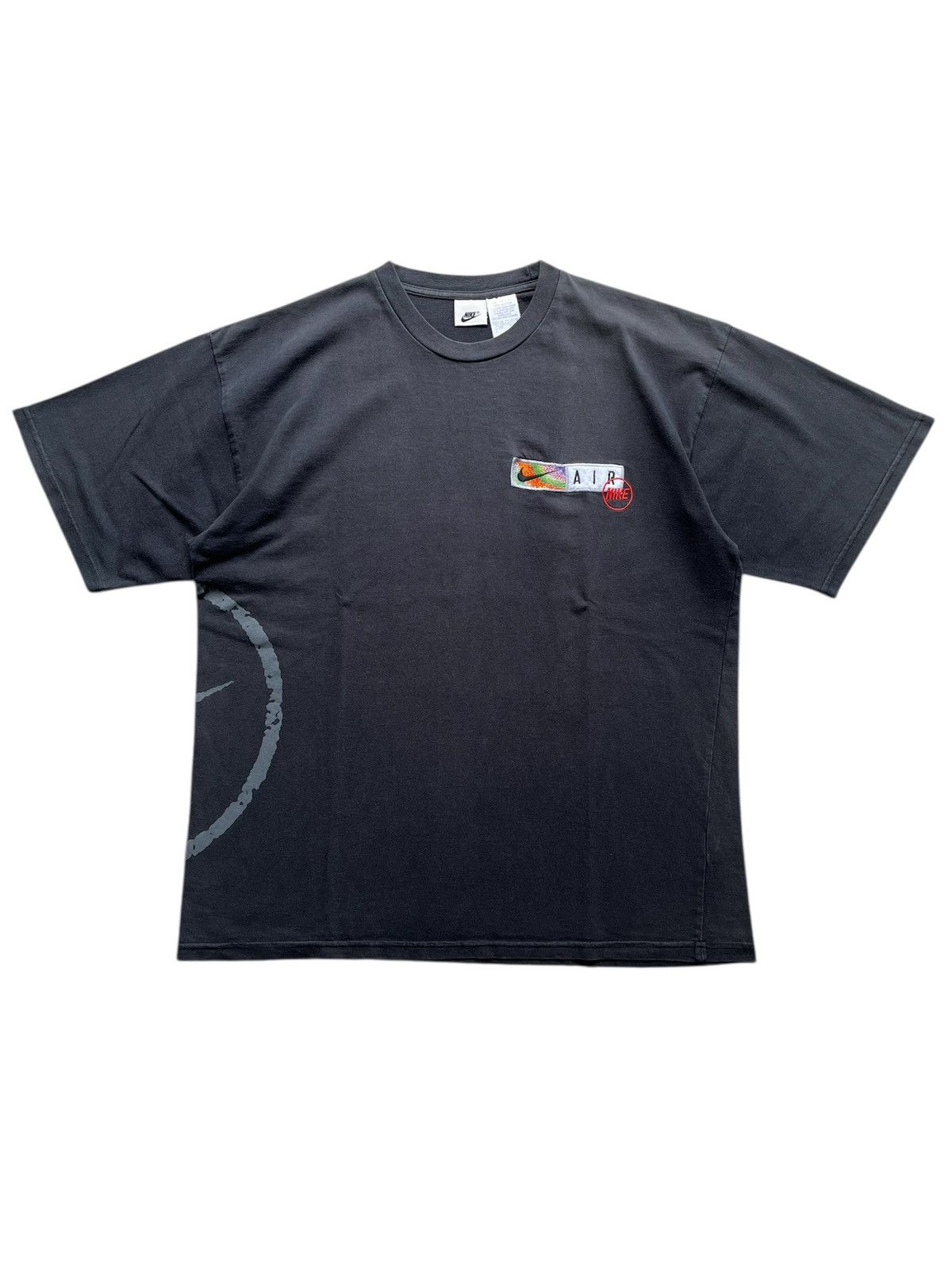 Nike ⚠️ SUN FADED⚠️ Vintage 90’s NIKE Embroidered Logo T-Shirt Size US L / EU 52-54 / 3 - 2 Thumbnail