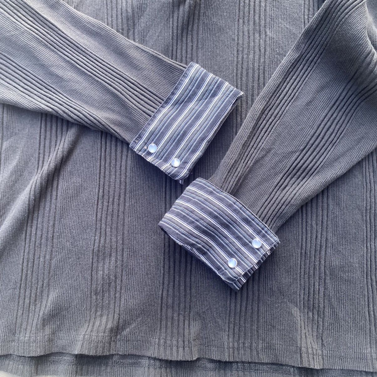 Japanese Brand AMORE PURO Stripe Collar Shirt Size US L / EU 52-54 / 3 - 3 Thumbnail
