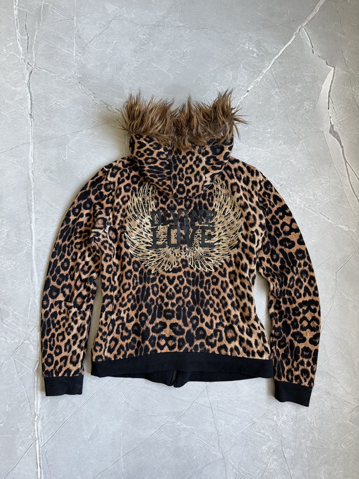 Hysteric Glamour Y2k Faux Fur Leopard Zip Hoodie If Six Was Nine LGB Style Size M / US 6-8 / IT 42-44 - 2 Thumbnail