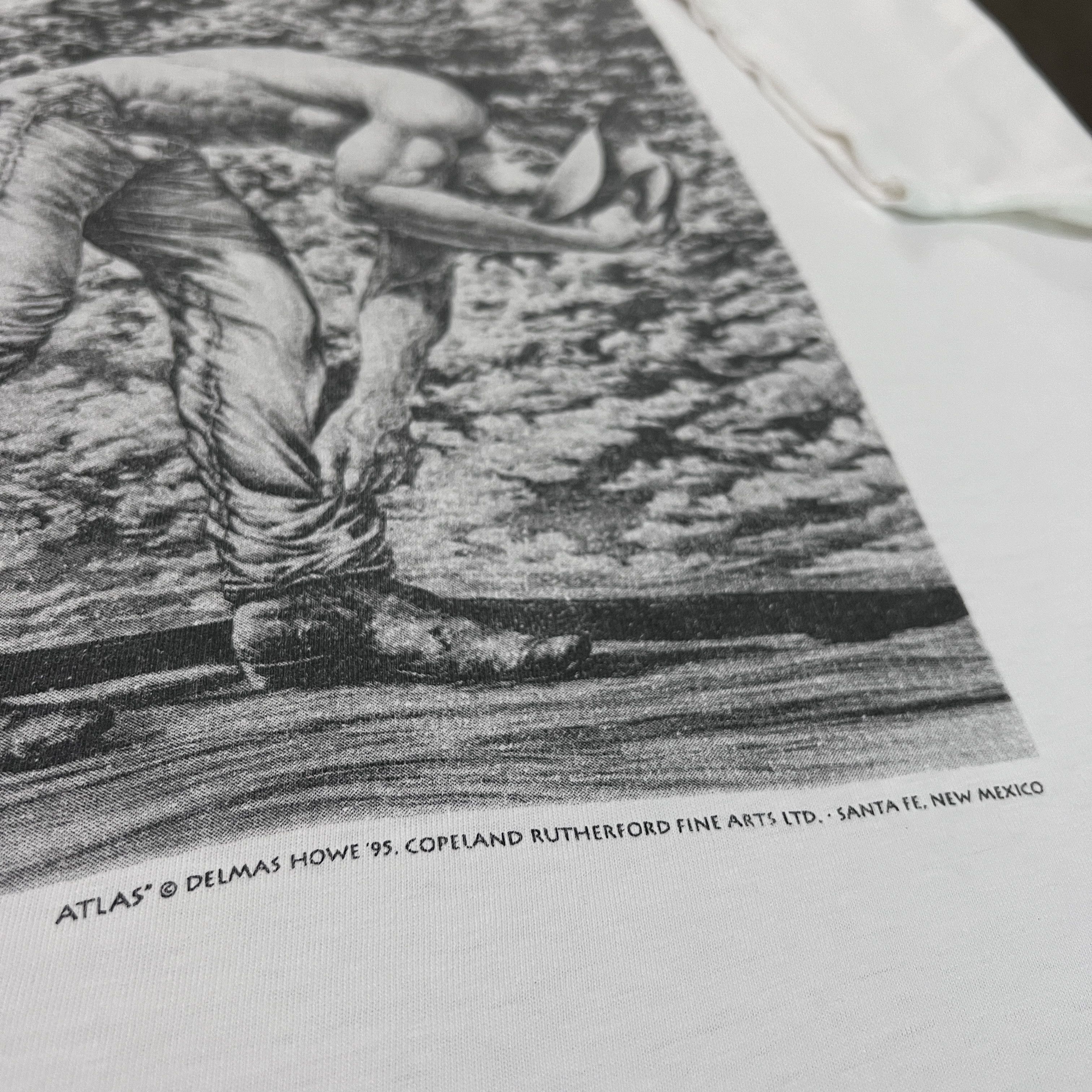 Vintage Vintage 90s Delmas Howe: Rodeo Pantheon "Atlas" Art Tee XL Size US XL / EU 56 / 4 - 4 Thumbnail