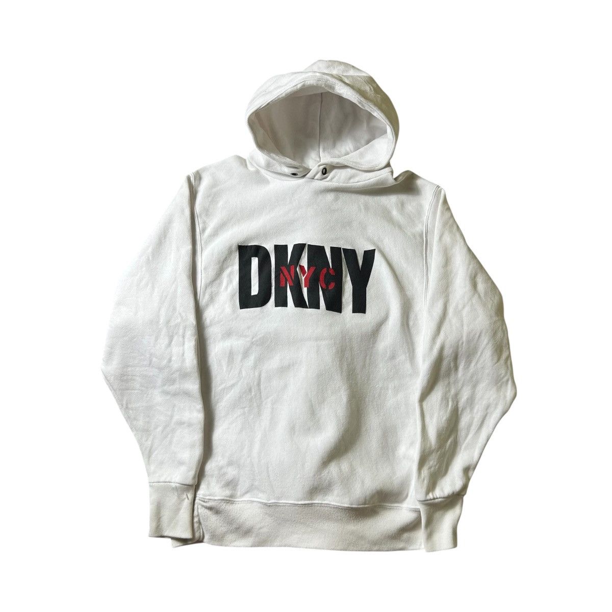 DKNY Vintage DKNY Big Logo Hoodie Size US L / EU 52-54 / 3 - 1 Thumbnail