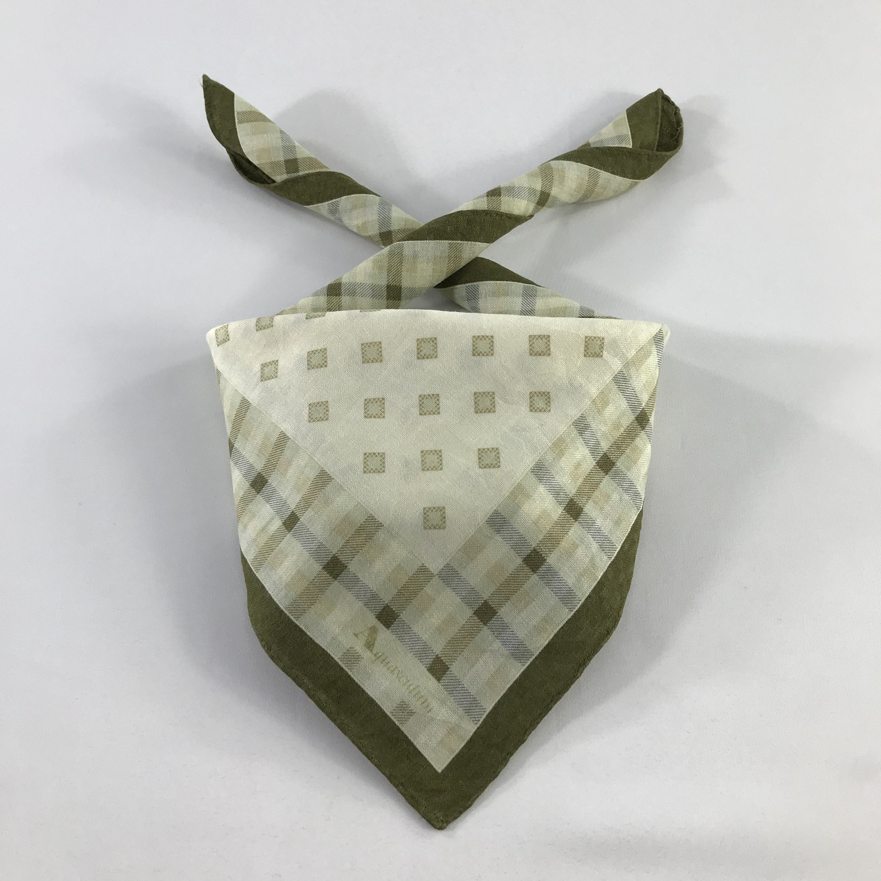 Aquascutum × Vintage Aquascutum Bandana / Handkerchief / Neckerchief - S826 Size ONE SIZE - 3 Thumbnail
