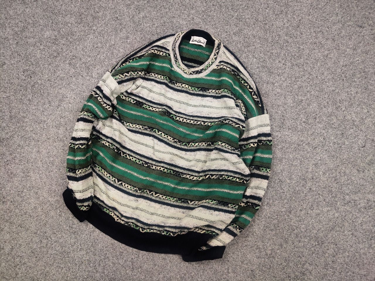 Carlo Colucci Vintage 90's Carlo Colucci Coogi Knit Kapital Style sweater Size US L / EU 52-54 / 3 - 3 Thumbnail