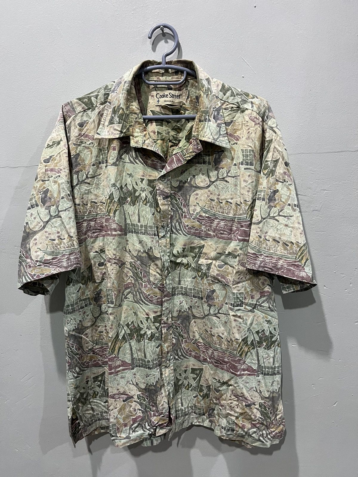 Pennycook Tartan Vintage Leaves Hawaiian Shirt main image 1