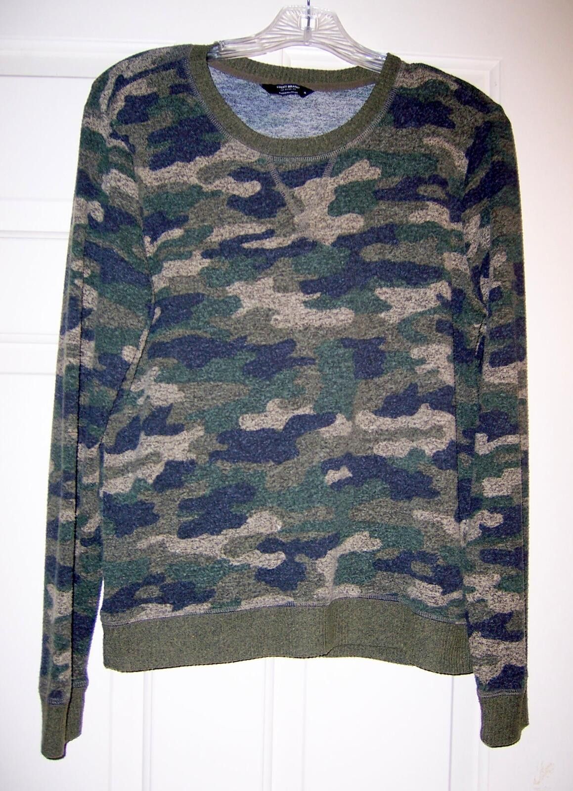Lucky Brand Lucky Brand Cloud Jersey Camo Pullover Sweatshirt - Med Size M / US 6-8 / IT 42-44 - 3 Thumbnail