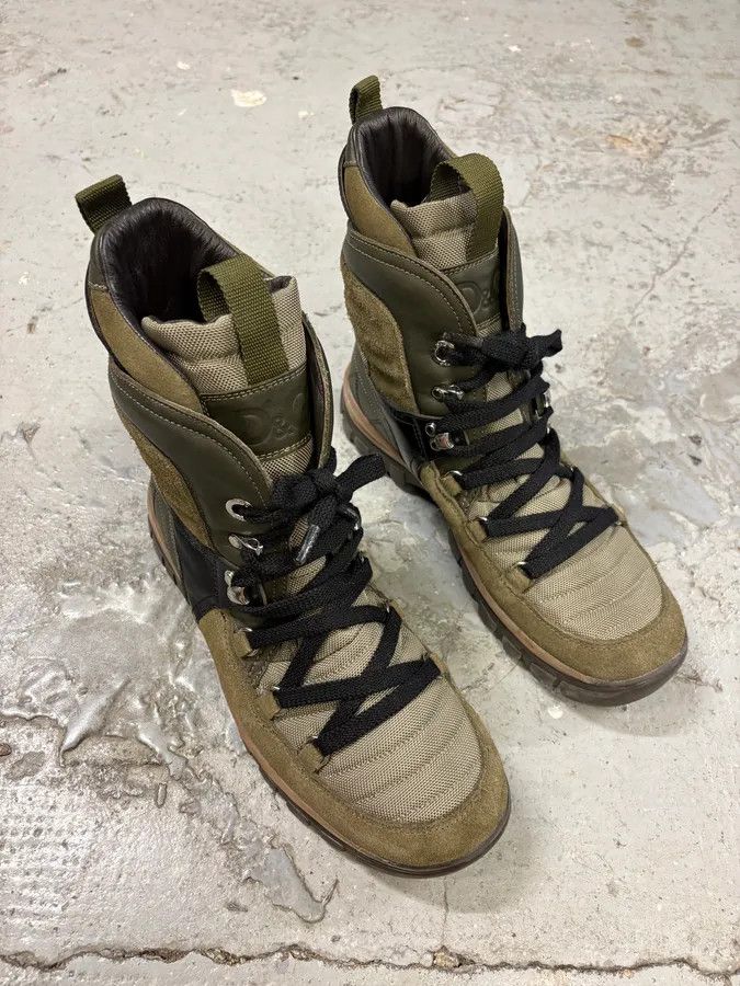Dolce & Gabbana FW2010 Dolce & Gabbana Olive Moutain Beige High Shoes Size US 7.5 / EU 40-41 - 5 Thumbnail