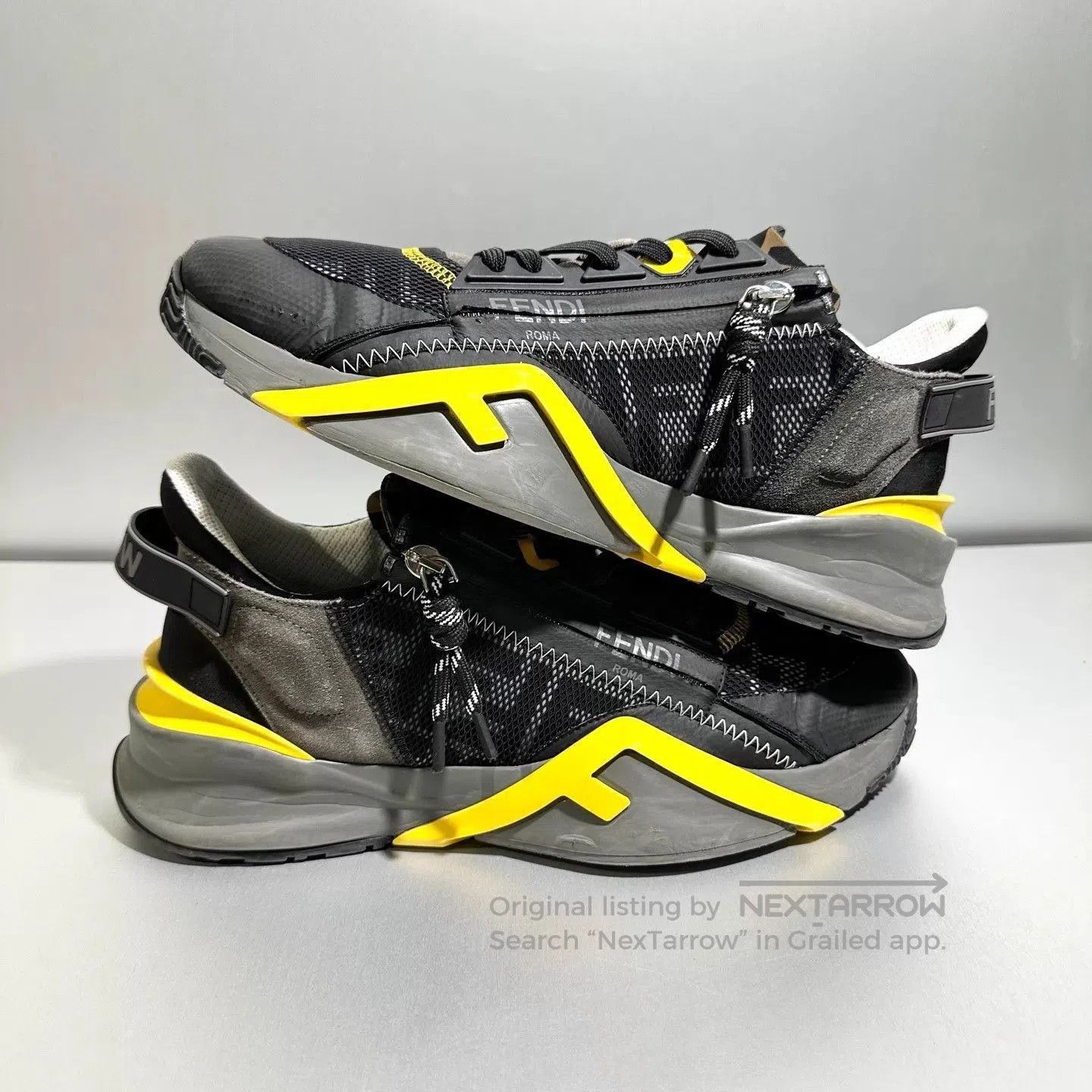 Fendi Multi Color Lowtop Sneakers Size 8. Size US 8 / EU 41 - 3 Thumbnail