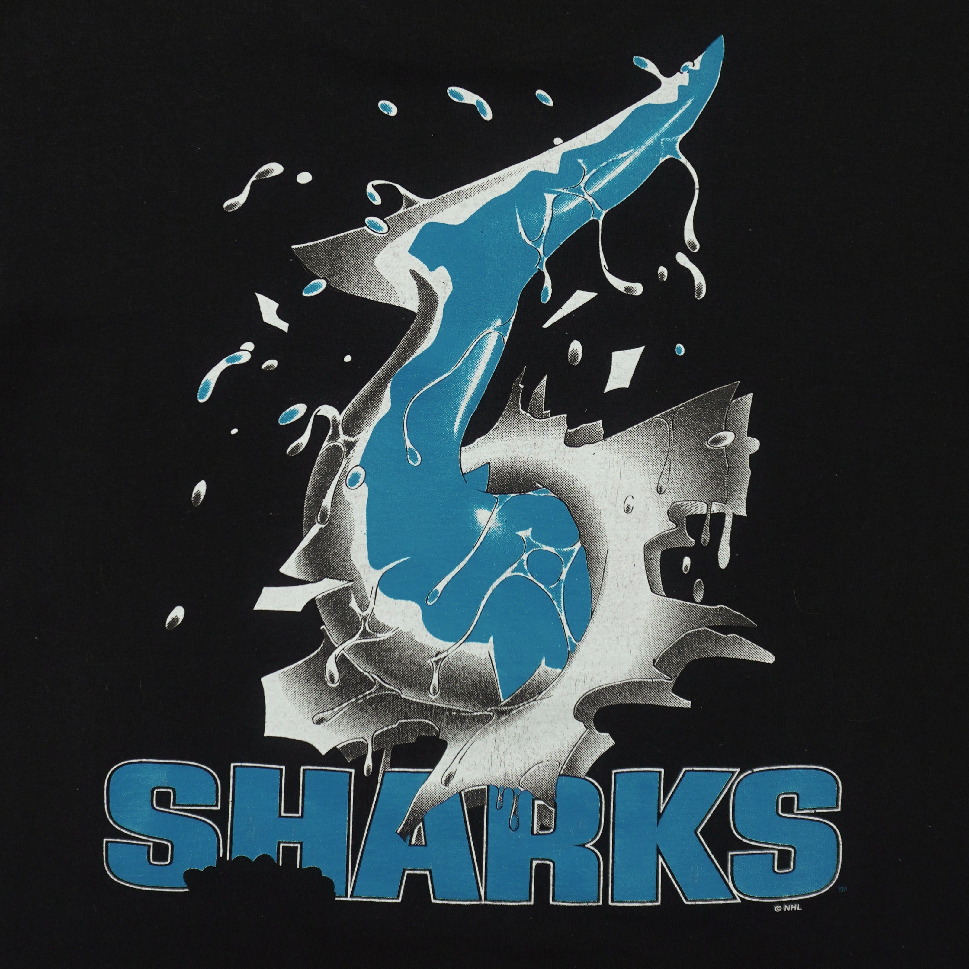 Vintage NHL - San Jose Sharks X Animal Breakout T-Shirt 1990s Size US M / EU 48-50 / 2 - 3 Thumbnail