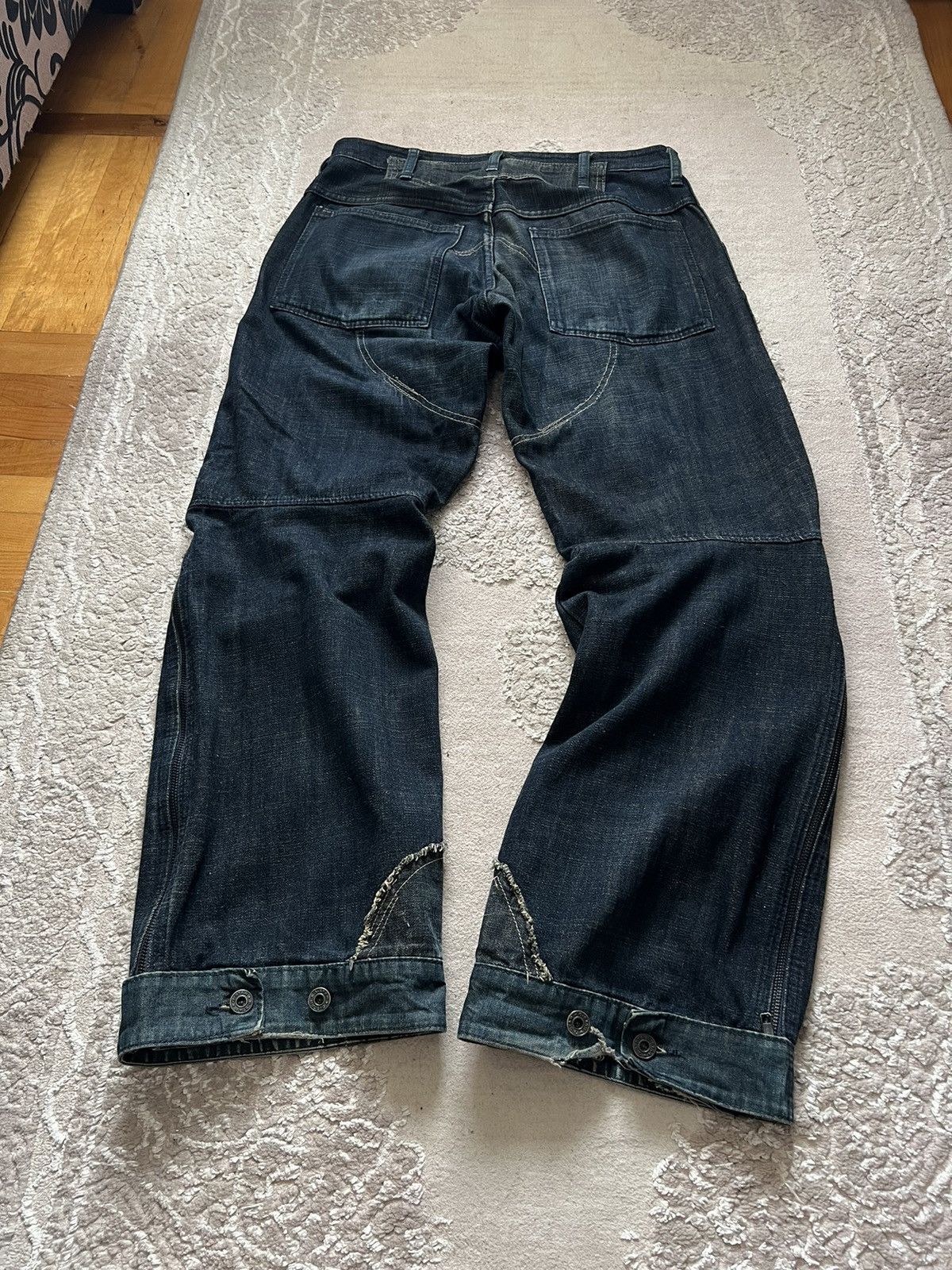 G-Star CRAZY VINTAGE G-STAR RAW CONCEPT ELWOOD OPIUM RARE JEANS Size US 31 - 6 Thumbnail