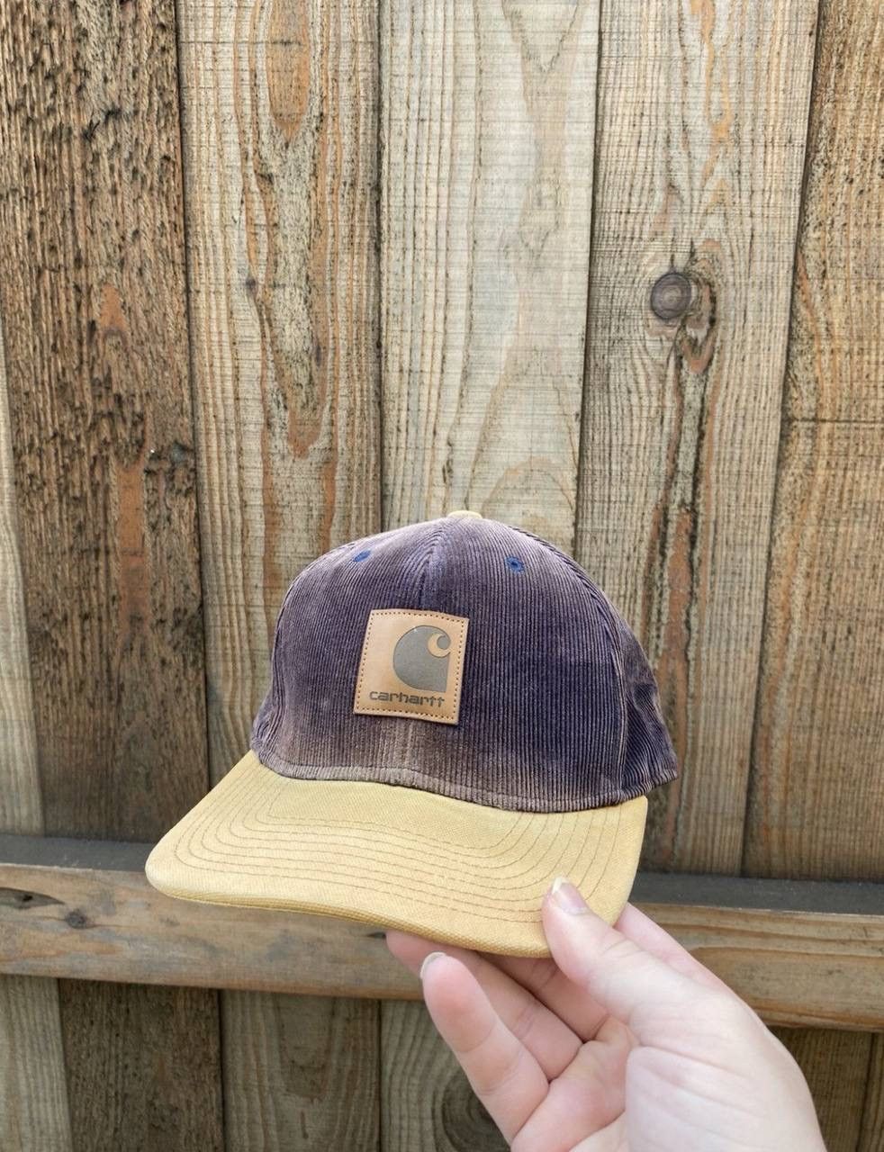 Carhartt Carhartt Faded Brown distressed cap hat Size ONE SIZE - 4 Thumbnail