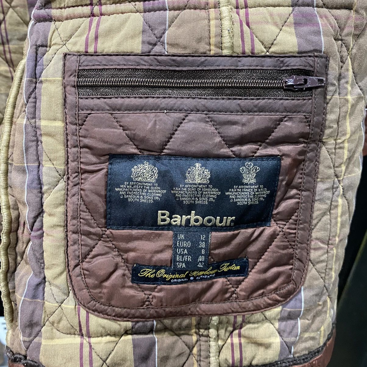 Barbour × Vintage Vintage Barbour Quilted Jacket Size M - L Size US L / EU 52-54 / 3 - 17 Thumbnail