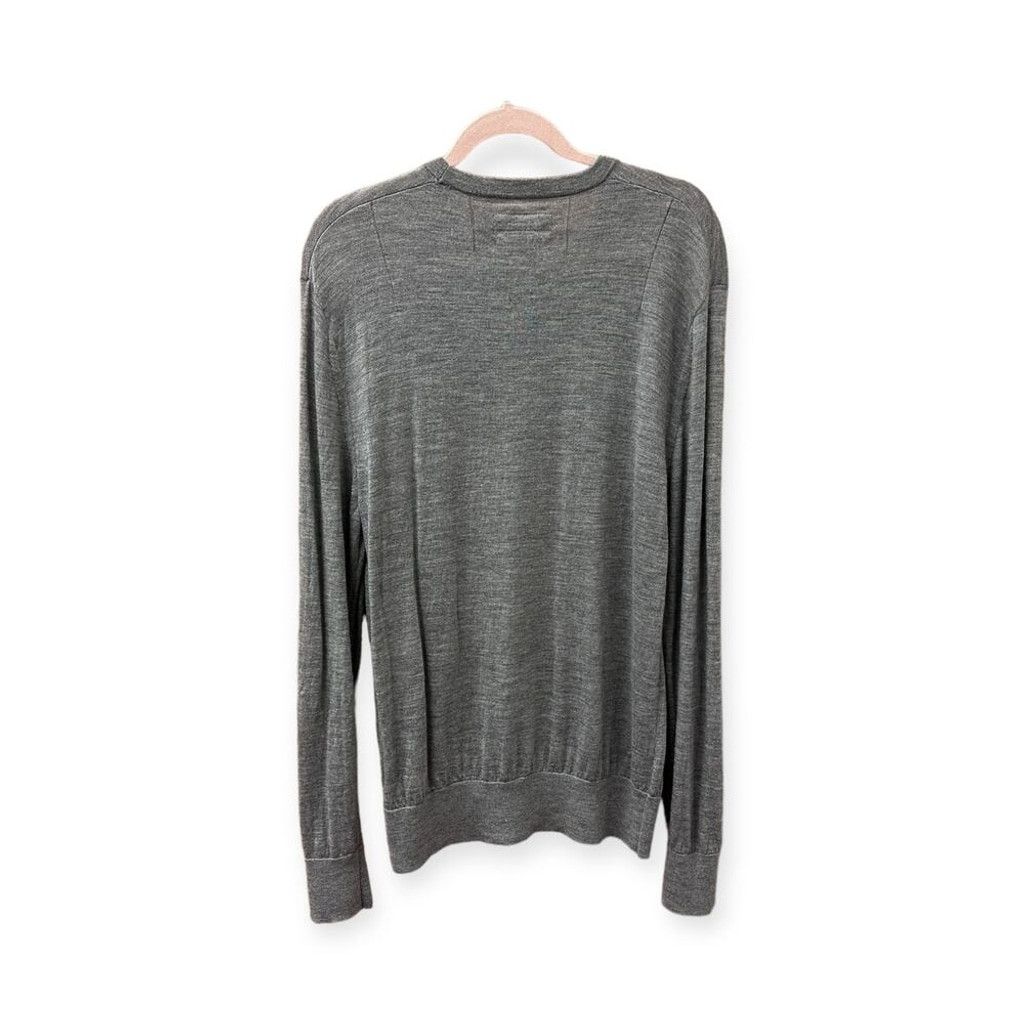 Allsaints Allsaints Mode Merino Crew Sweater in Grey Marl Size US XL / EU 56 / 4 - 4 Thumbnail