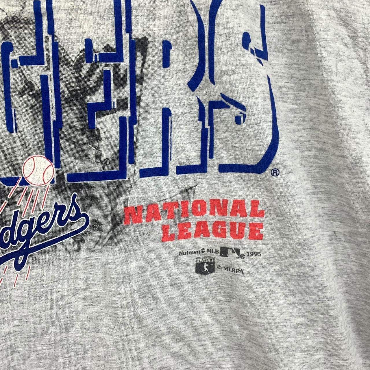 Vintage Vintage 1995 MLB LA DODGERS Hideo Nomo Tee Shirt Top Major Size US L / EU 52-54 / 3 - 5 Thumbnail