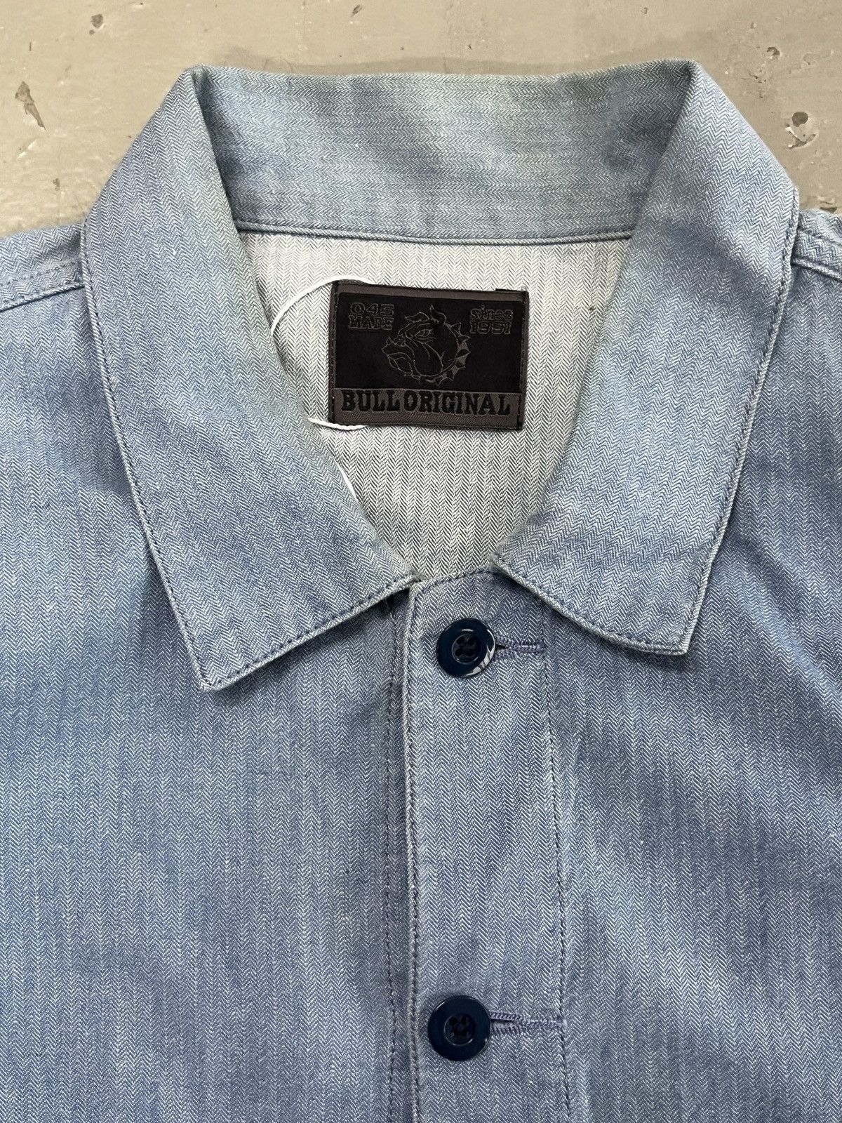 Japanese Brand Bulls Baywatch Chain Stitched Kapital RRL Style Chambray Size US M / EU 48-50 / 2 - 6 Thumbnail