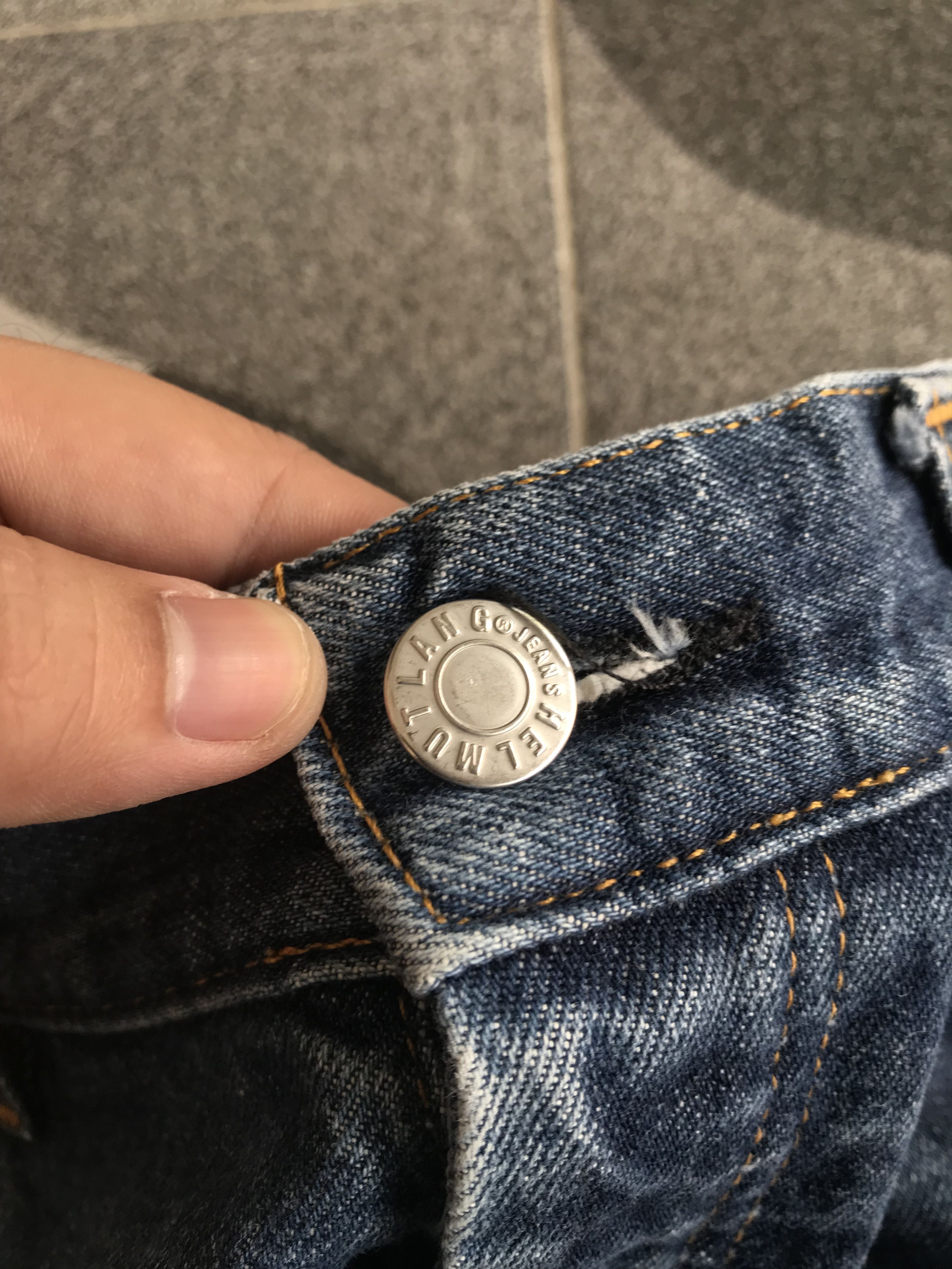 Helmut Lang Vintage 1998 Helmut Lang Denim Pants Size US 31 - 6 Thumbnail