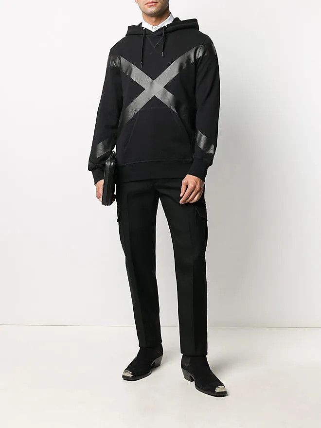Alexander McQueen o1y1024 Hoodie Sweatshirt in Black Size US S / EU 44-46 / 1 - 2 Thumbnail