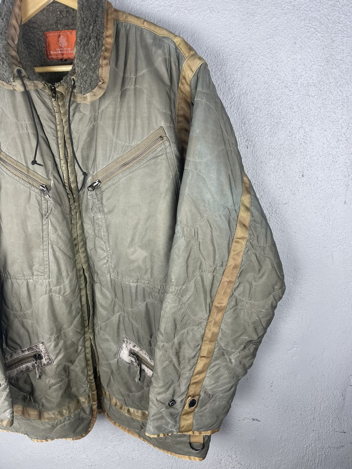 Avirex 🔥STEALS AVIREX Military Style Quilted Jacket Size US L / EU 52-54 / 3 - 3 Thumbnail