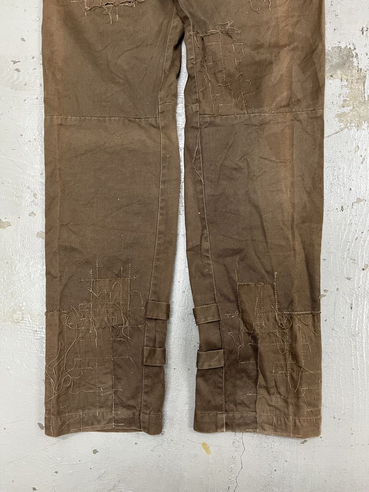 Greg Lauren In The Attic Bondage Cargo Hemp Patchwork Greg Lauren Style Size US 33 - 19 Thumbnail