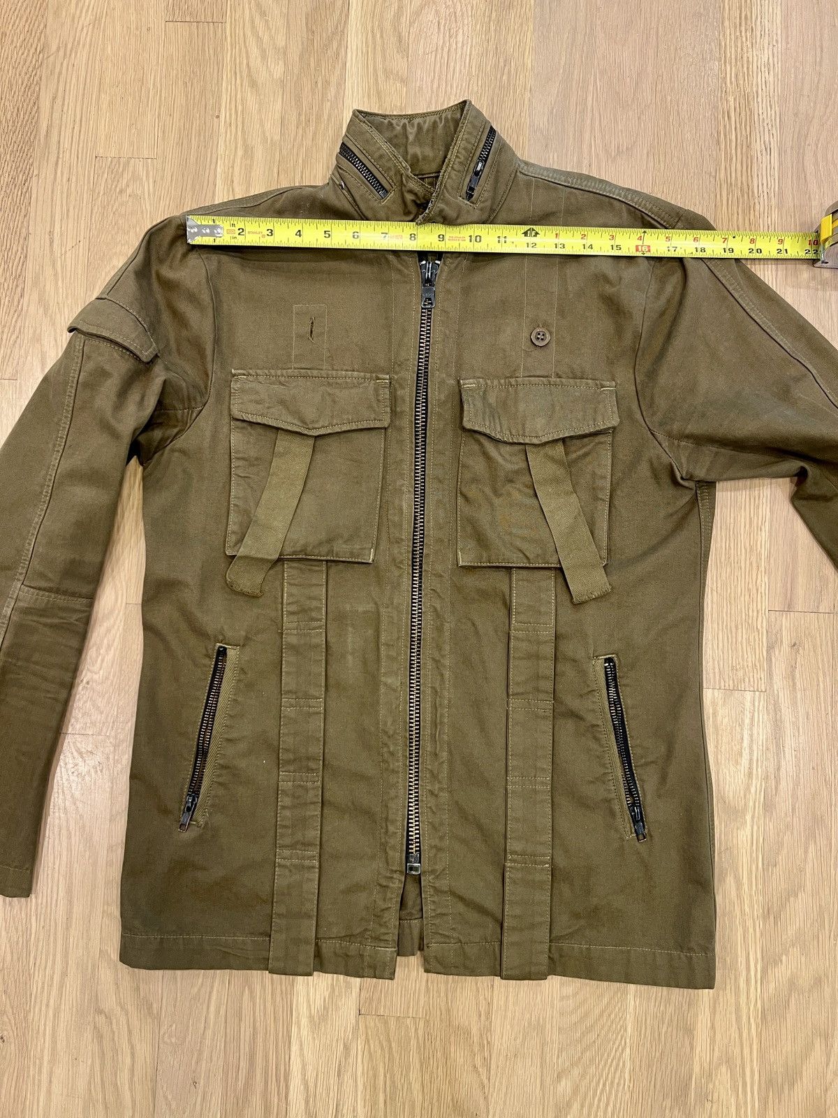 Nice Collective Nice Collective olive asymmetric deconstructed military y2k Size US S / EU 44-46 / 1 - 2 Thumbnail