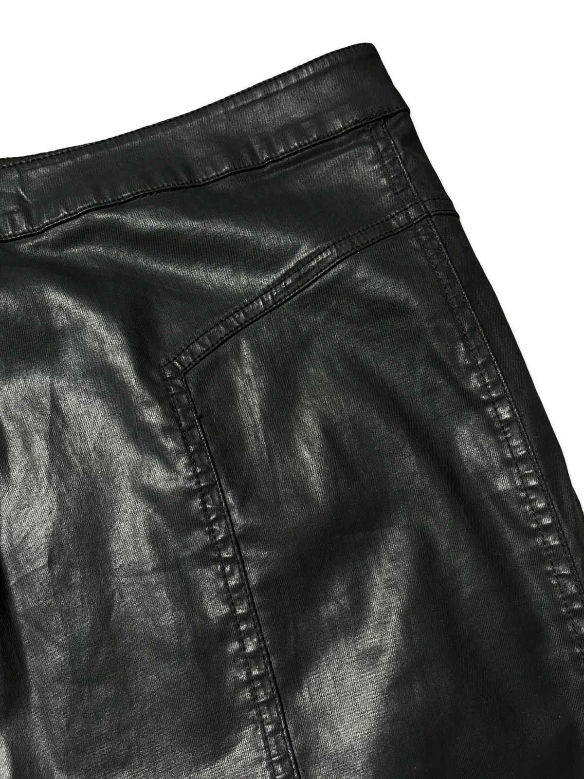 Cop Copine Asymetric CopCopine leather skirt | 38 Size 27" / US 4 / IT 40 - 8 Thumbnail