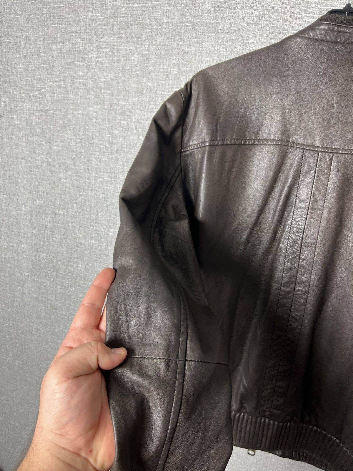 Allsaints Vintage AllSaints Leather Brown Bomber Jacket Men’s Size M Size US M / EU 48-50 / 2 - 17 Thumbnail