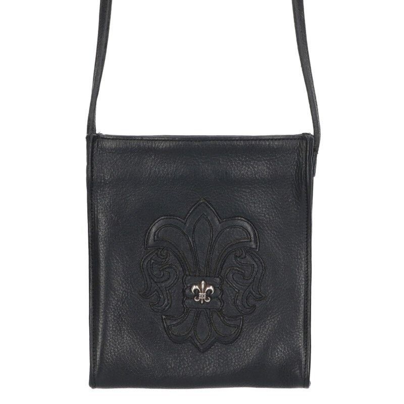 Chrome Hearts Flare Patch Leather Shoulder Bag