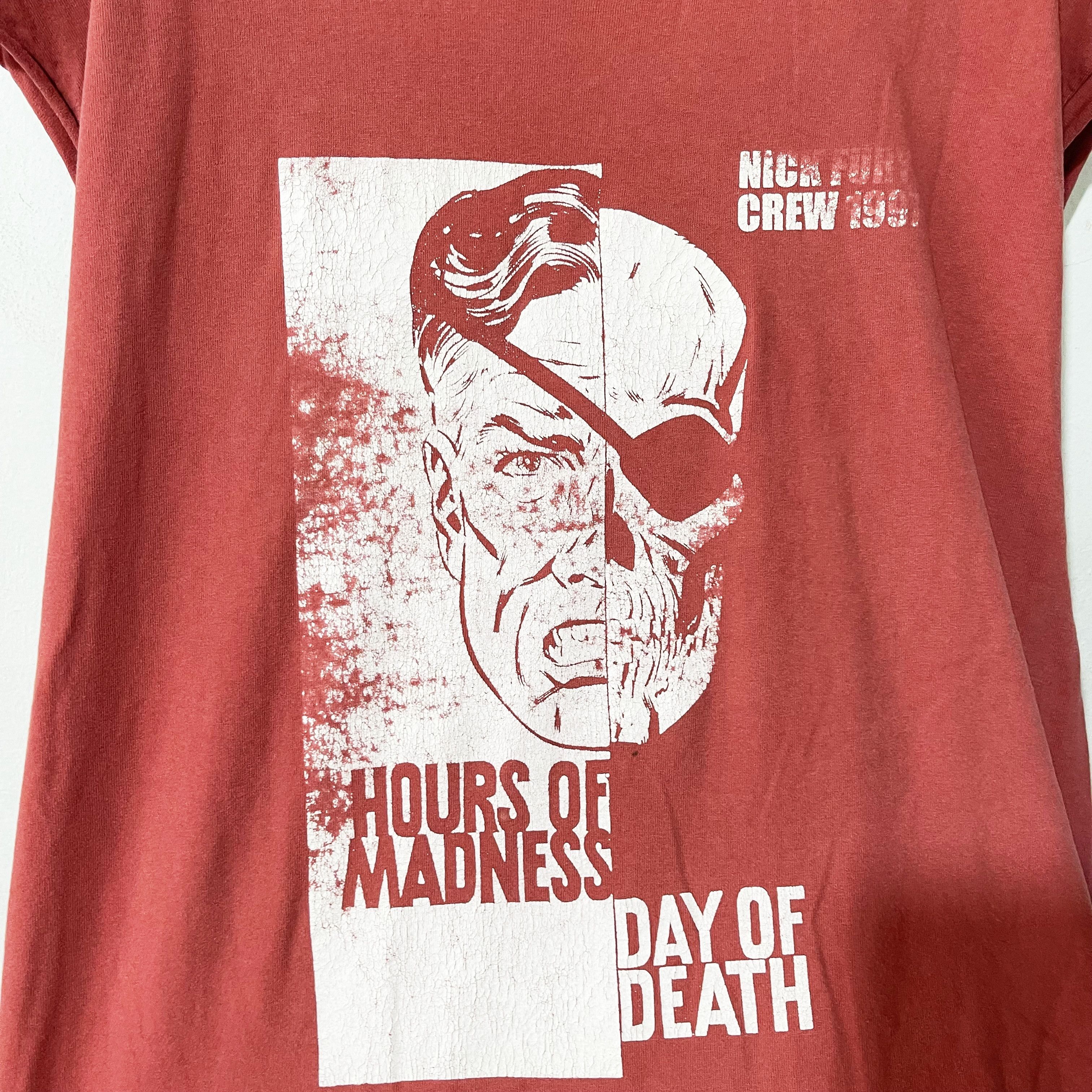 Vintage Vintage 90s “Hours of Madness Day of Death” T-shirt Size US XL / EU 56 / 4 - 3 Thumbnail