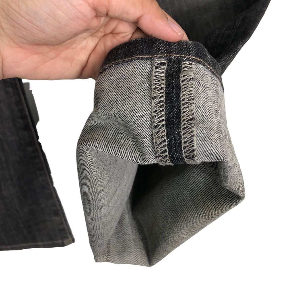 Japanese Brand 🔥VINTAGE DENIM JEANS RICH BLACK UNIQLO JAPAN ISSEY MIYAKE Size US 32 / EU 48 - 14 Thumbnail