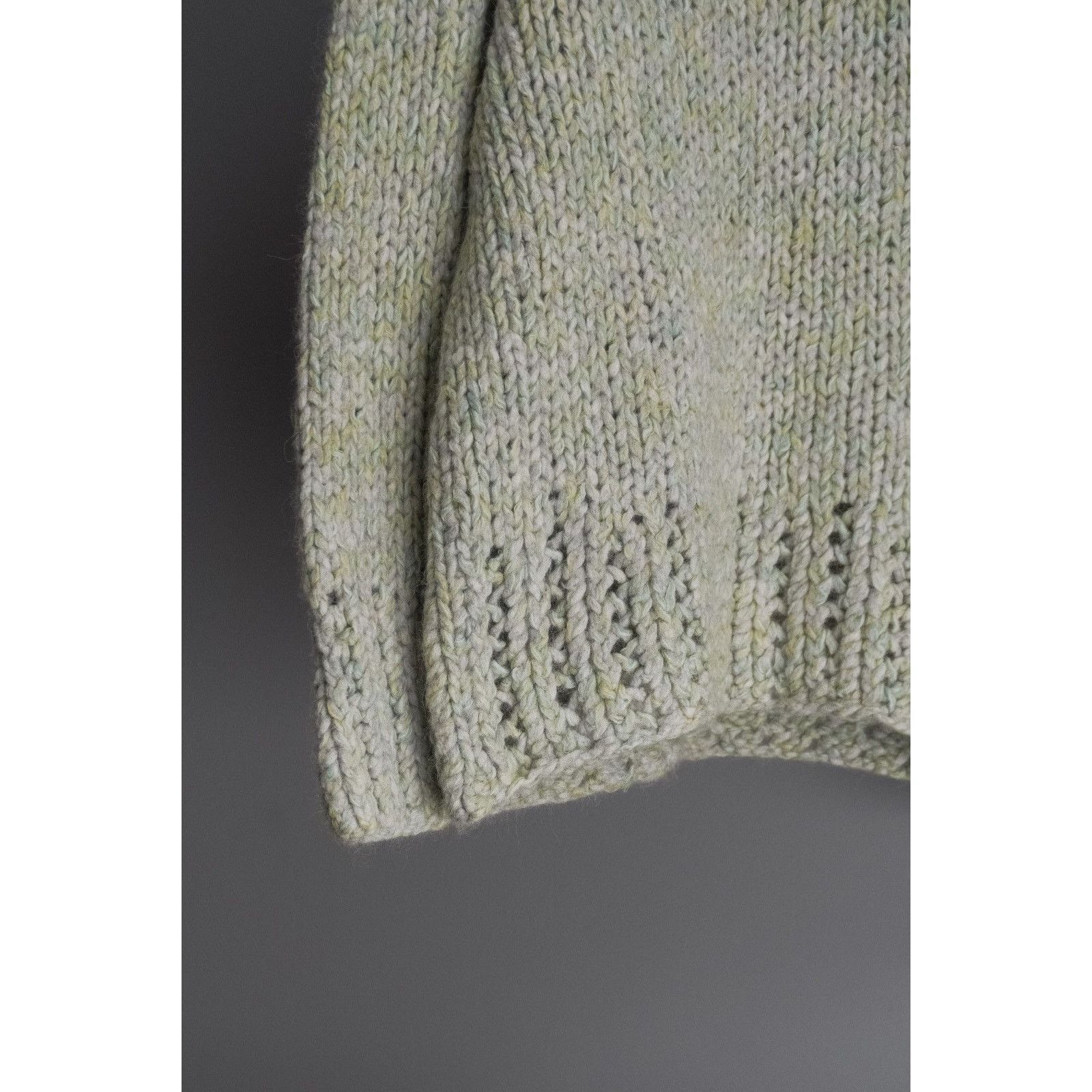 Missoni Vintage missoni melange green knit wool turtleneck sweater Size M / US 6-8 / IT 42-44 - 4 Thumbnail