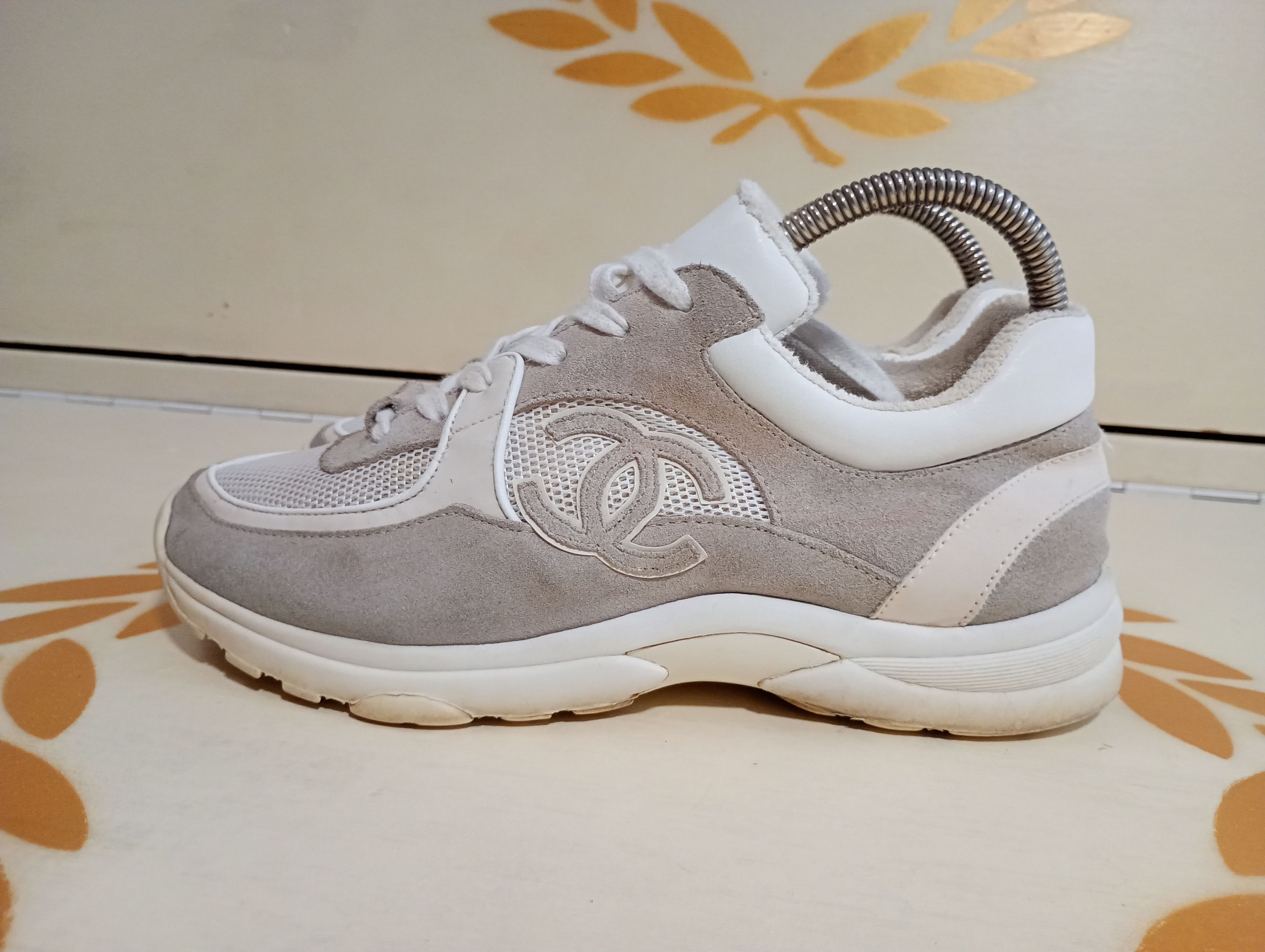 Chanel Chanel CC Trainer Suede Sneakers Size US 8 / IT 38 - 1 Thumbnail