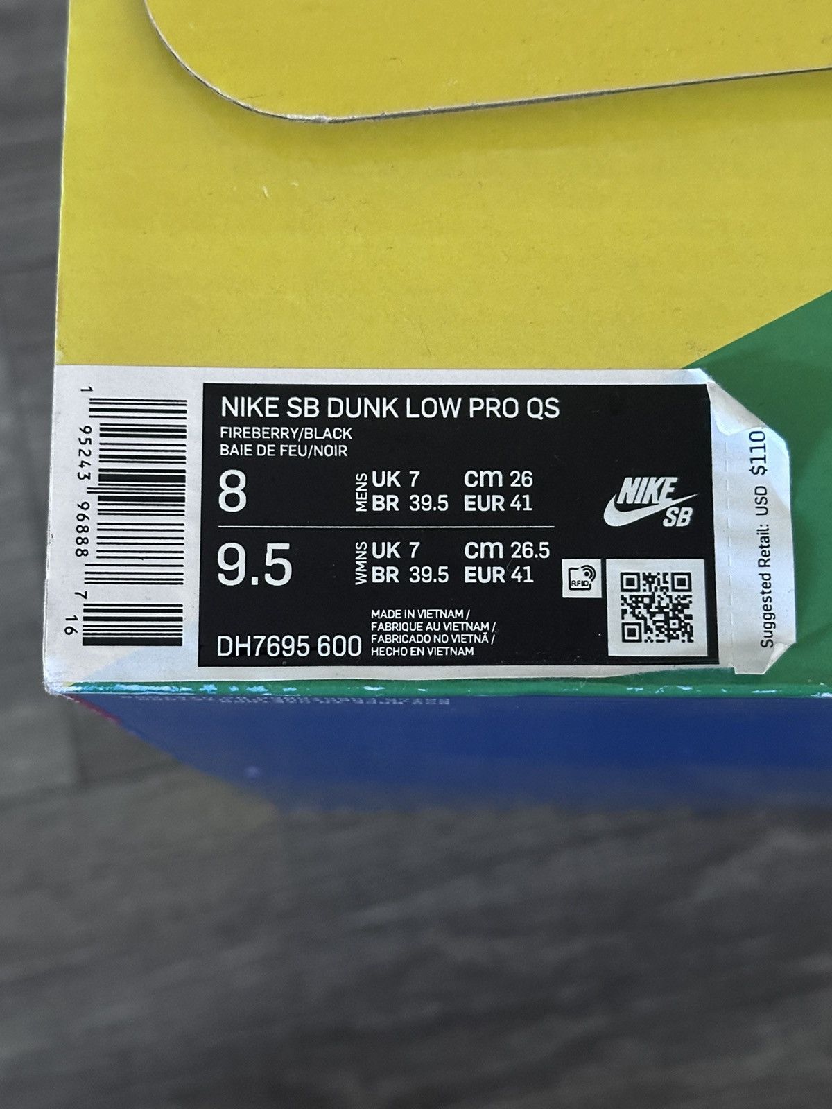 Nike × Parra Nike Parra x Dunk Low Pro SB 'Abstract Art' Size US 8 / EU 41 - 7 Thumbnail